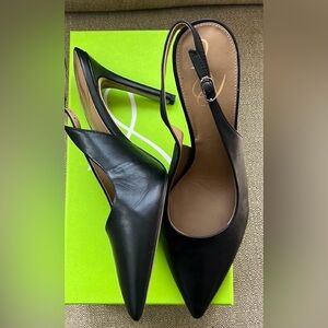 Sam Edelman Leather Hazel Slingbacks Sz 8.5